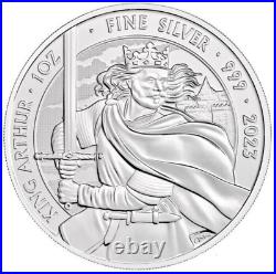 Silver Coin Great Britain Myths and Legends 5X1 Oz Silver QEII & KCIII