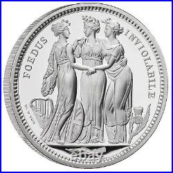 THREE GRACES 2020 UK FIVE-OUNCE SILVER PROOF COIN VERY RARE PROOF COIN 5oz