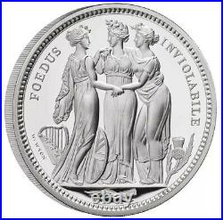 THREE GRACES 2020 UK TEN OUNCE SILVER PROOF COIN VERY RARE PROOF COIN 10 oz