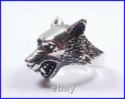 The Great Frog Wolf Ring Sterling Silver London Hallmarked