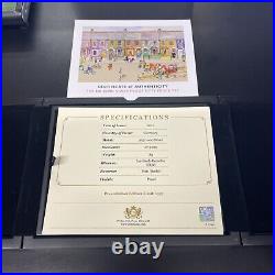 The Mr Benn silver proof 50p set certificate of authenticity (cwl3637)