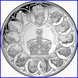 Tokelau 2024 Monarchs of Great Britain $1 1 Oz Pure Silver Prf OGP-MINTAGE 1000