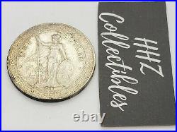 UK Great Britain 1911 B China Hong Kong Trade Dollar Silver Coin Nice Original