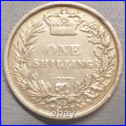 Uk Great Britain Coin 1 Shilling 1874 Die # 10 Xf