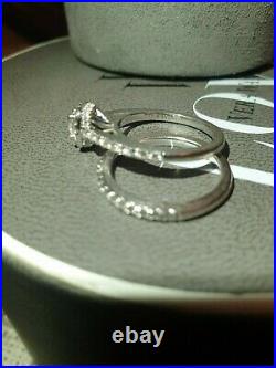 Vera Wang 18ct White Gold & 0.95ct Diamond Bridal Set Engagement & Wedding Ring
