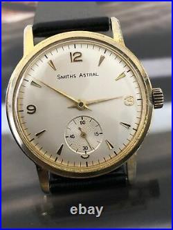 Vintage Smiths Astral Men Wristwatch Made In Great Britain