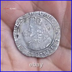 Wales. Hammered Charles I Silver Groat. Aberystwyth, Wales