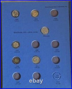 Whitman Great Britain Coin Collections Complete and partial sets 1838 to 1968